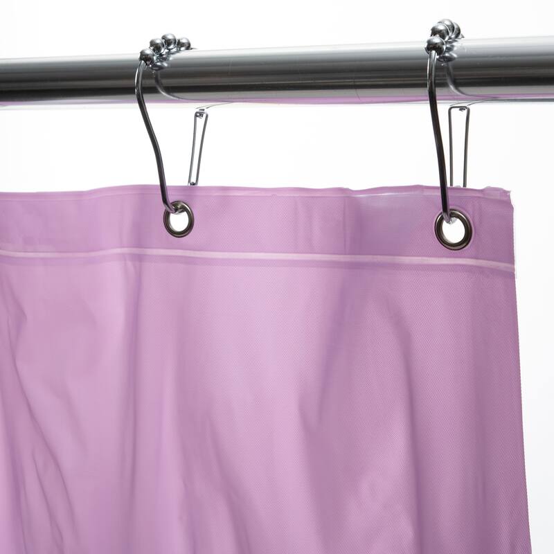 Bath Bliss Heavy Grommet Lilac Shower Liner