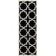 preview thumbnail 130 of 155, SAFAVIEH Handmade Chatham Clemma Modern Moroccan Wool Rug 2'3" x 11' Runner - Black/Ivory - Runner
