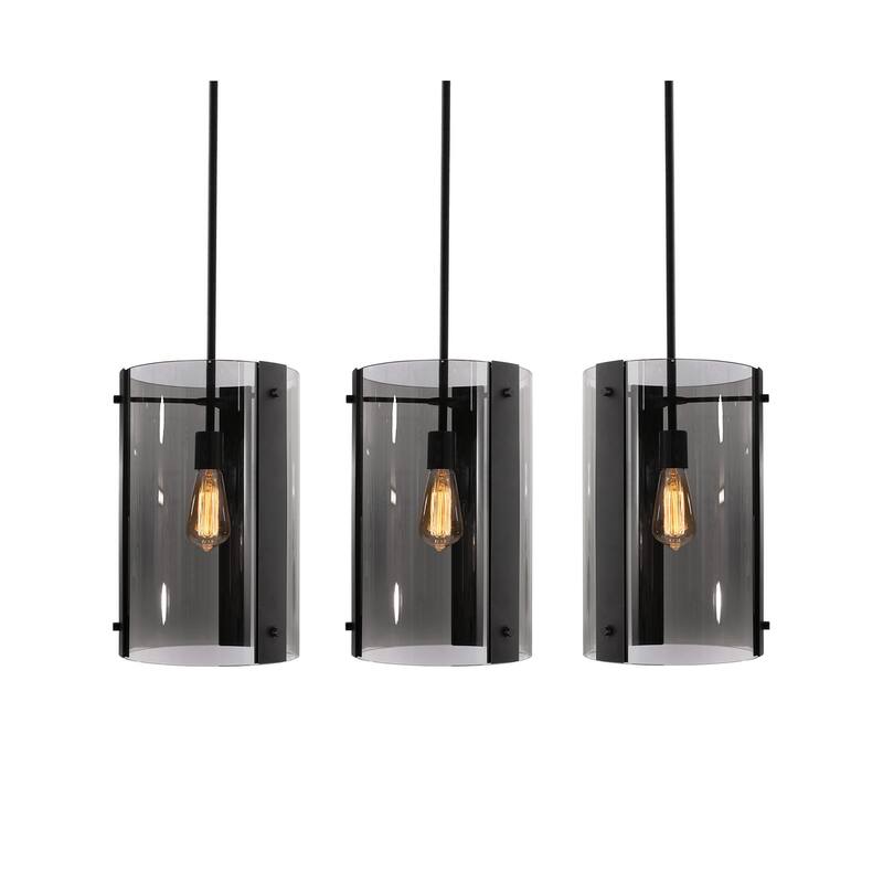 AFX DNAP10MBLNR3 Dana 3 Light 10" Wide Multi Light Pendant - Black