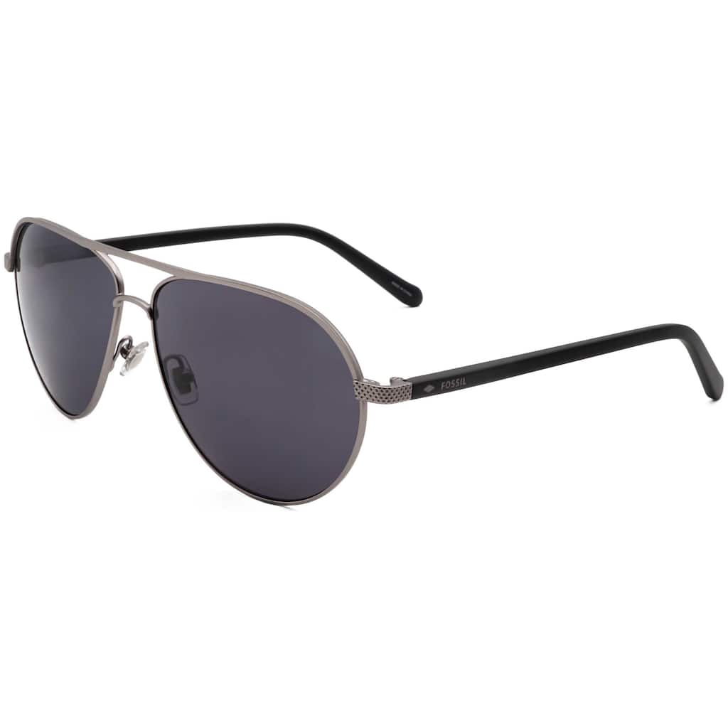 Fossil Men's 59mm Matte Dark Ruthenium Sunglasses FOS3125-G-S-R80-59