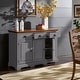 preview thumbnail 10 of 56, Eleanor Wood Cabinet Buffet Server by iNSPIRE Q Classic