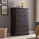 preview thumbnail 24 of 23, Vintage 6 Drawers Wood Dresser Chests, Rustic Dressers Chset Organizer Espresso