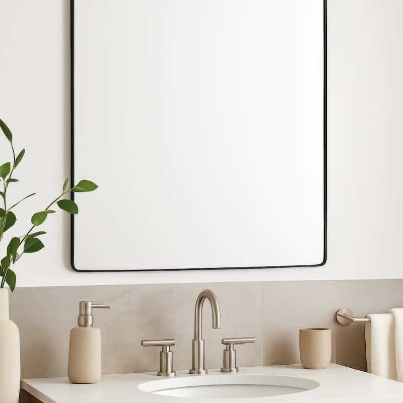 Varaluz Kye Rounded Square Wall Mirror - 30"W x 30"H