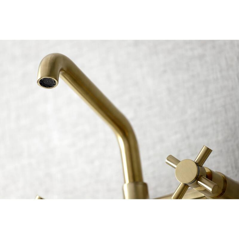 Kingston Brass Concord Two-Handle Wall Mount Kitchen Faucet