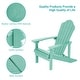 preview thumbnail 26 of 55, Bonosuki Faux Wood Outdoor Patio Adirondack Chair