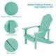 preview thumbnail 27 of 60, BONOSUKI Patio Adirondack Chairs Weather-resistant(Set of 2)