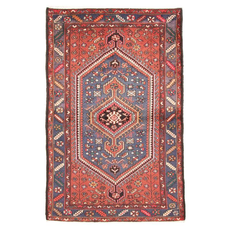 ECARPETGALLERY Hand-knotted Andelz Grey Wool Rug - 4'0 x 6'10