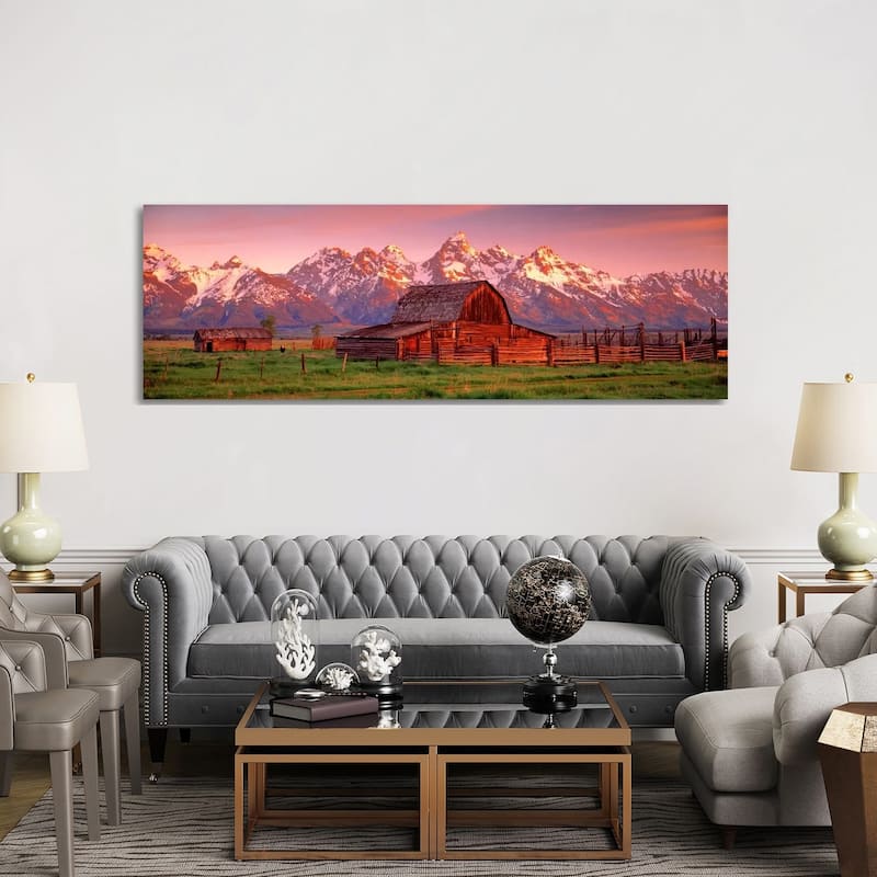 iCanvas "Barn Grand Teton National Park WY USA" by Panoramic Images Canvas Print