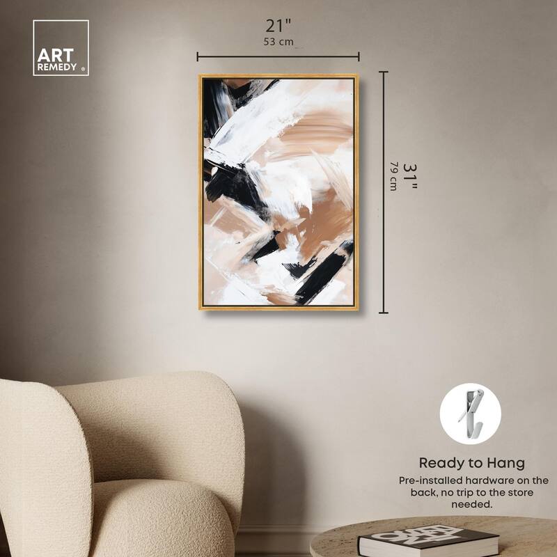 Sable and Sand I Canvas by Art Remedy