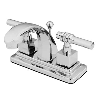 Kingston Brass Milano 4 in. Centerset Bathroom Faucet