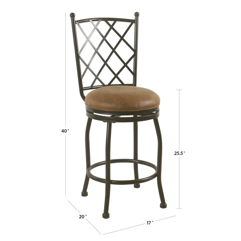 HomePop 24" Tristan Swivel Counter Stool - 24 inches