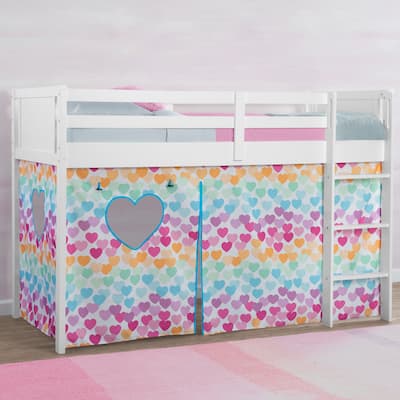 Loft Bed Tent - Curtain Set For Twin Loft Bed (Bed Sold Separately)
