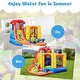 preview thumbnail 5 of 11, Inflatable Water Slide Bounce House with Pool and Cannon Without Blower - 9' x 10.5' x 7' (L x D x H)