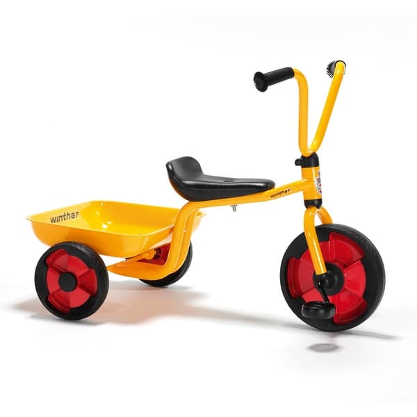 slide 2 of 7, Winther Tricycle with Tray Yellow, Black, Red - Assembled - Kids