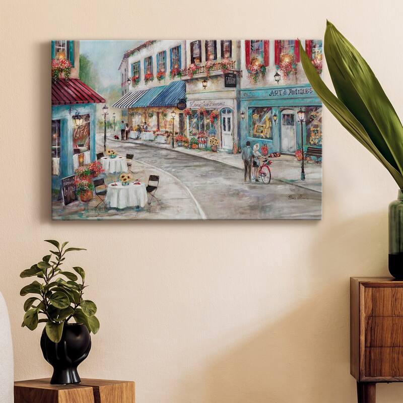 Quaint Cafe Premium Gallery Wrapped Canvas - Ready to Hang