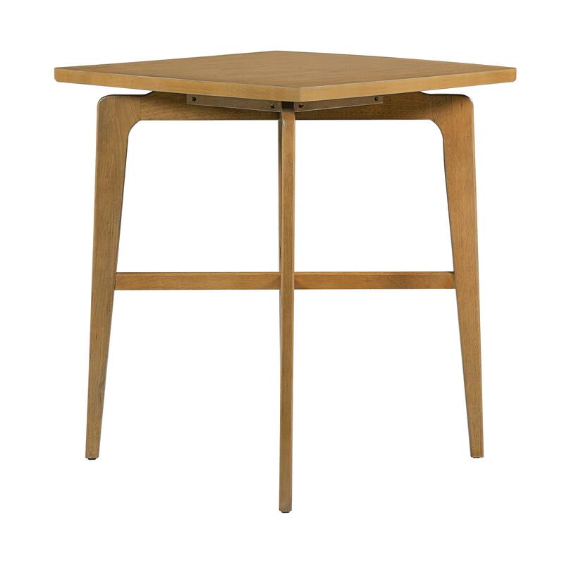 Christopher Knight Home - Bracken Retro Nordic Counter Height Bar Table with Solid Wood Legs & Cross-Reinforced Beams