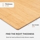 preview thumbnail 7 of 7, Jani Eco Bamboo Standard Natural Chair Mat with Lip - (44 x 52), Eco-Friendly Chair Mat