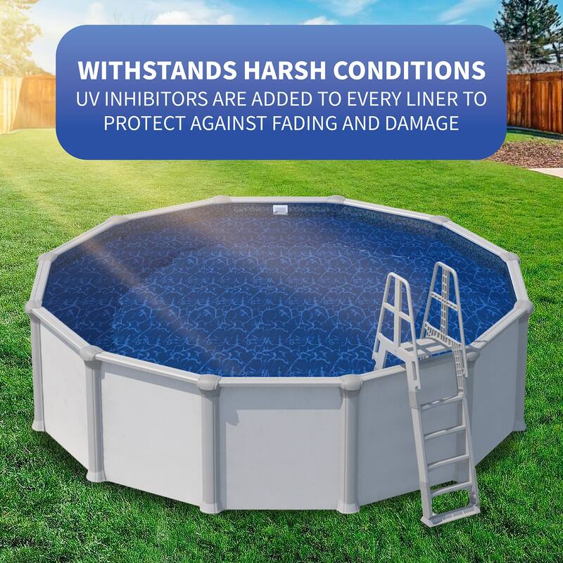 Blue Wave Pebble Cove Unibead Heavy Gauge Above Ground Pool Liner (Liner Only)