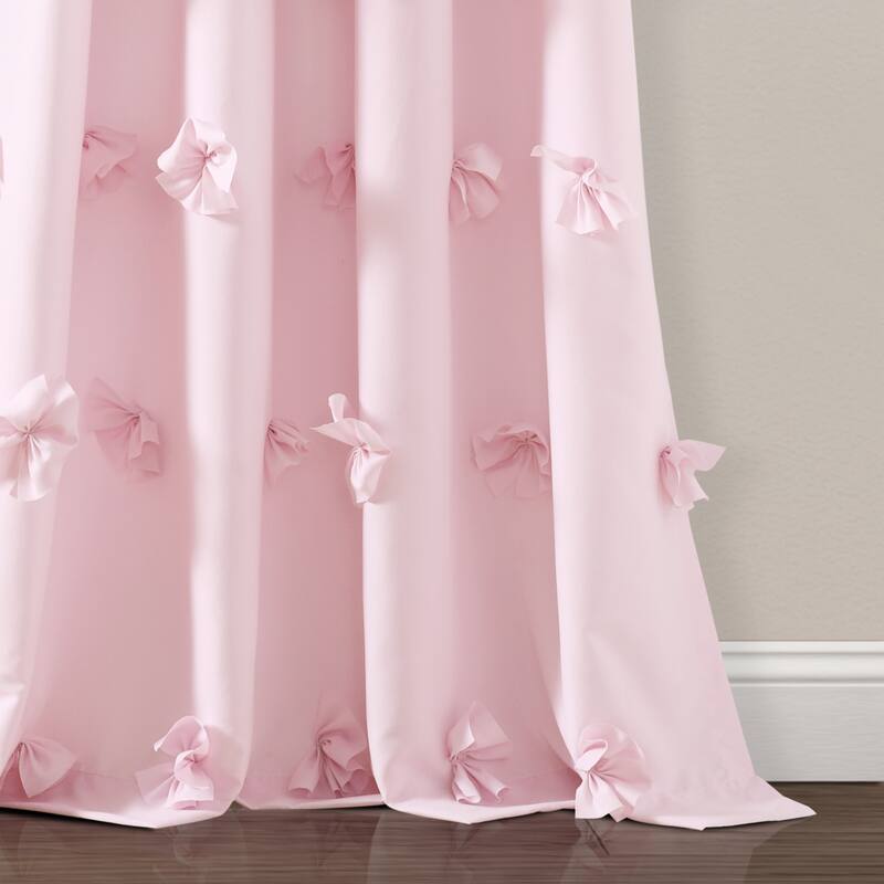 Silver Orchid Turpin Single Window Curtain Panel
