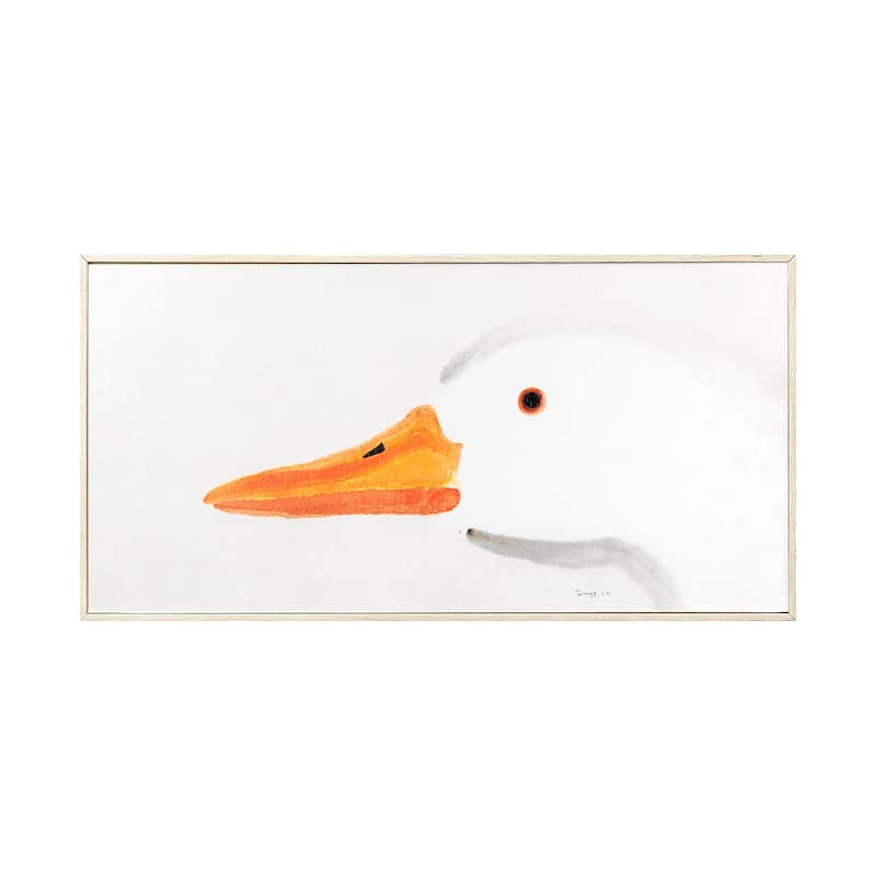 Duck Gazing I Framed Art Print