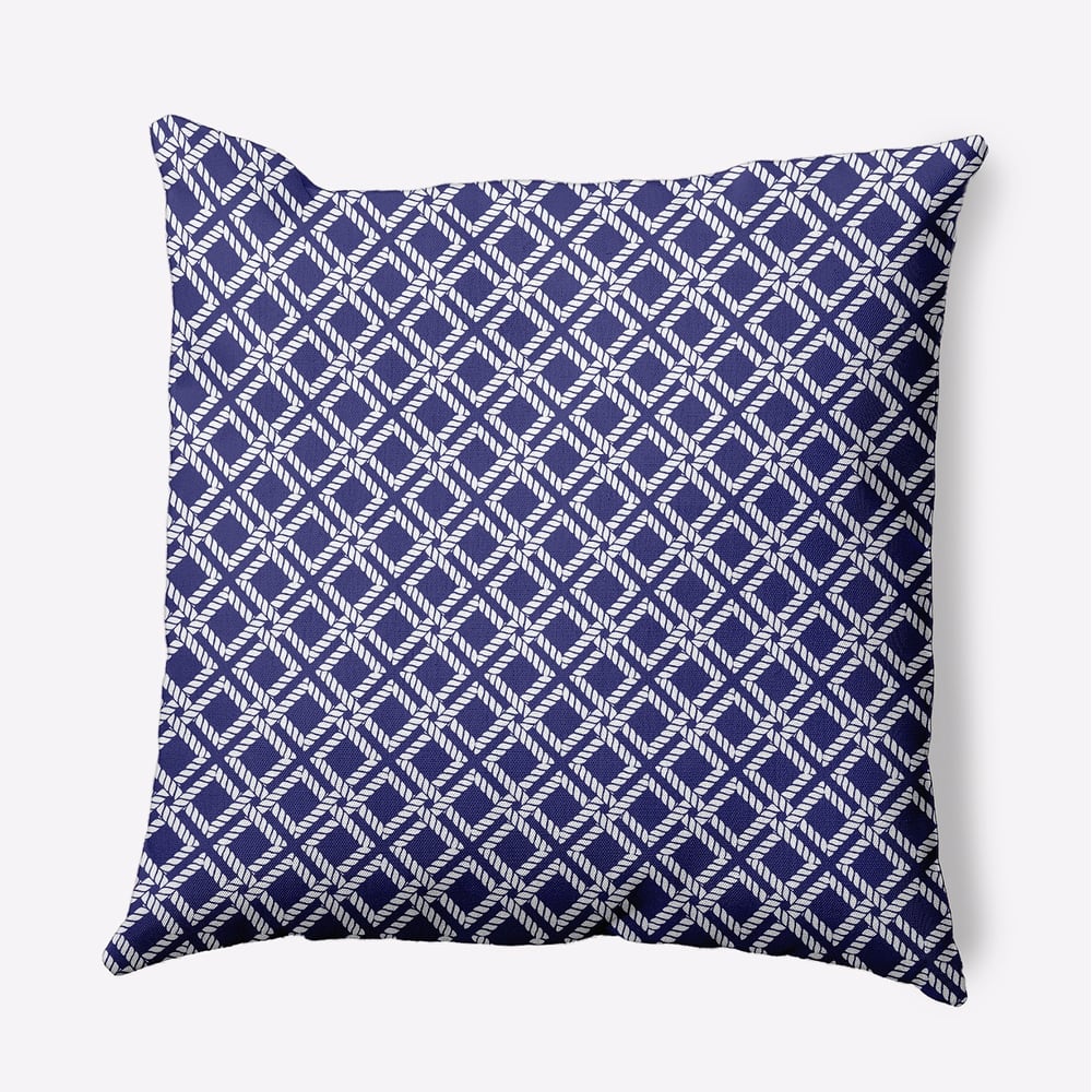 Rope Rigging Indoor/Outdoor Throw Pillow
