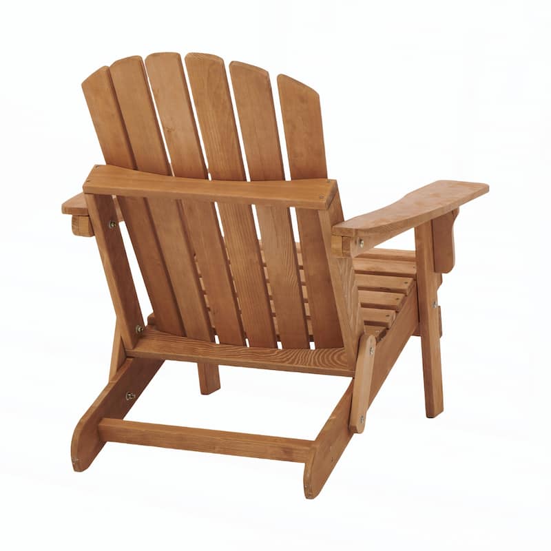 Oversize Wooden Outdoor Folding Adirondack Chair