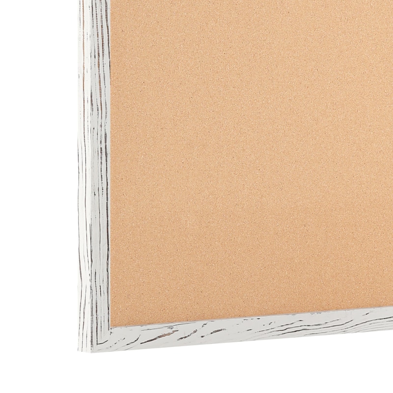 Commercial Wall Mount Cork Board with Wooden Push Pins