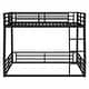 preview thumbnail 13 of 14, Metal Black Bunk Bed for Teens and Adults