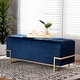 preview thumbnail 9 of 10, Parker Glam and Luxe Storage Ottoman