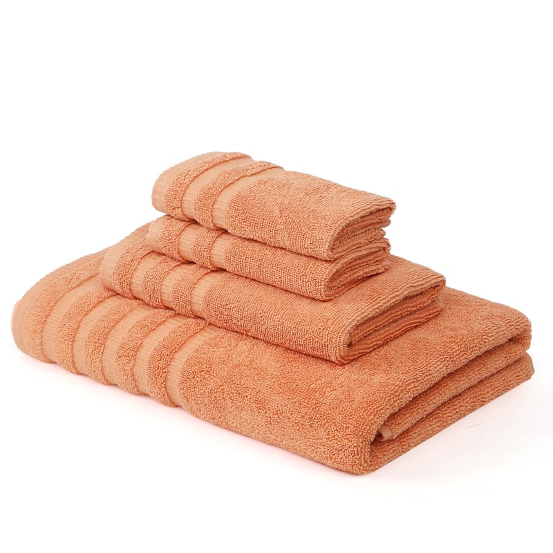 Modern Threads 6-Piece Yarn Dyed Oxford Towel Set