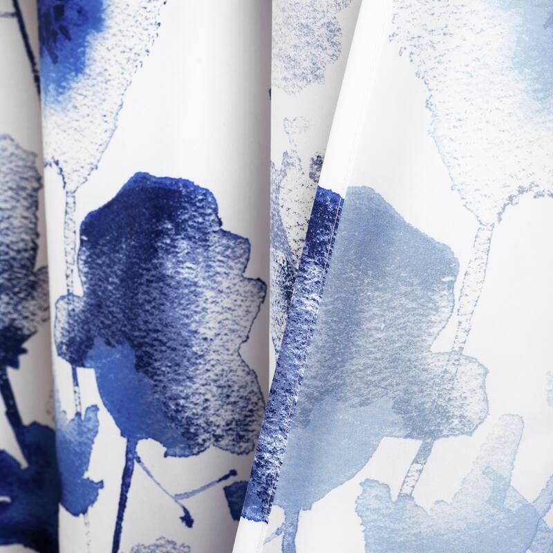 The Curated Nomad Luminet Flora Room Darkening Window Curtain Panel Pair