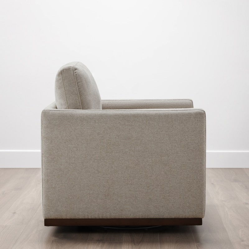 Spruce & Spring Shane Modern Swivel Accent Arm Chair