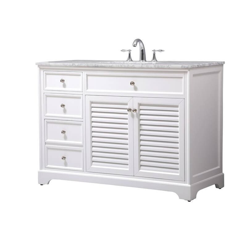 Contemporary 48" Single Bathroom Vanity Set
