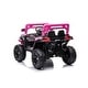 preview thumbnail 4 of 4, 12V Ride-On Car with One-Button Start, High-Low Speed, Music, LED Lights & Remote Control - Fun & Functional - Pink
