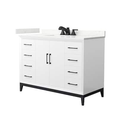 Wyndham Collection WCH818148S-QTZ-US3MXX Amici 48" Free Standing