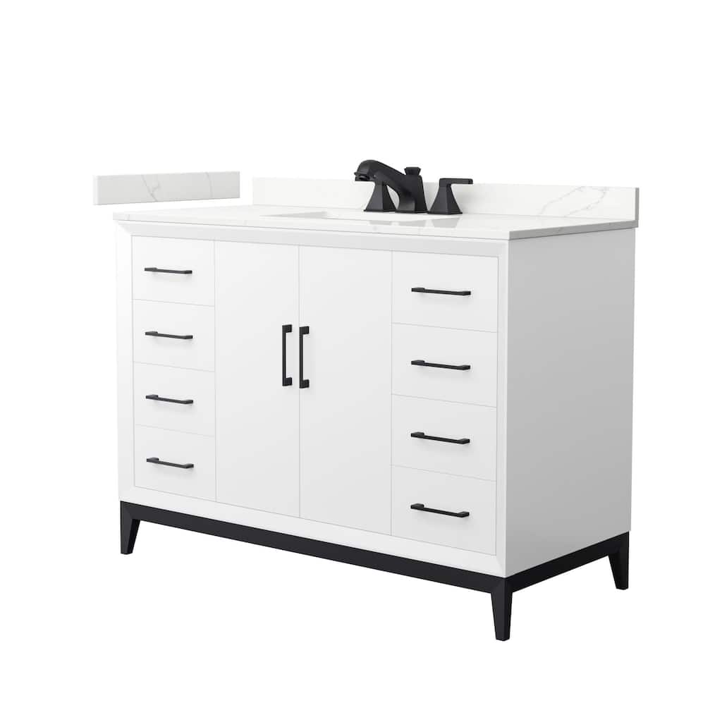 Wyndham Collection WCH818148S-QTZ-US3MXX Amici 48" Free Standing