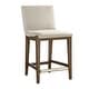preview thumbnail 1 of 7, Uttermost Klemens Light Walnut and Neutral Linen Counter Stool