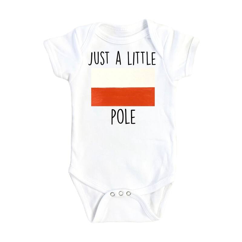 Poland- Baby Boy Girl Clothes Infant Bodysuit Funny Cute Newborn - Natural - 0-3M