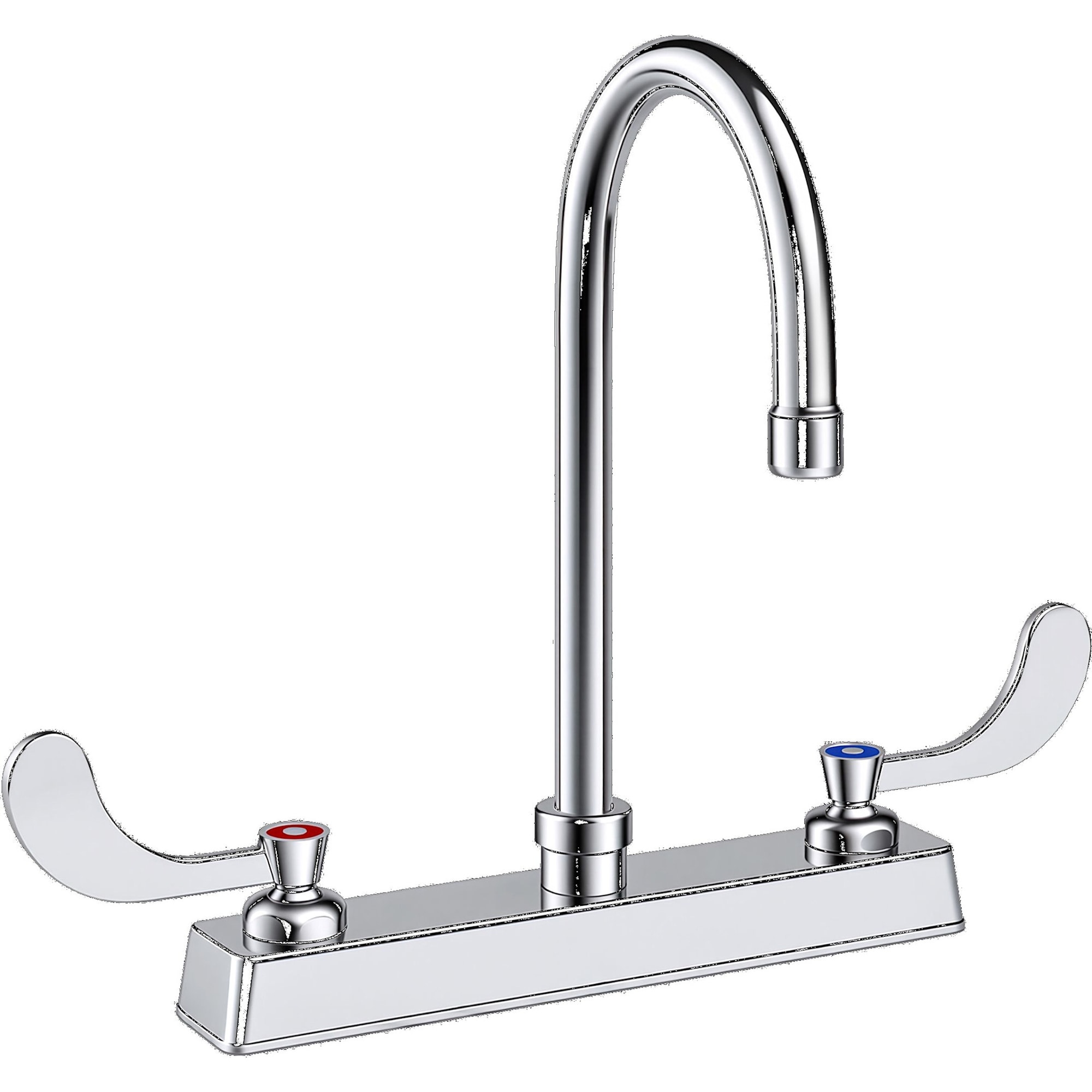 PROFLO PFXU4085 0.5 GPM Widespread Bathroom Faucet with Wrist Blade