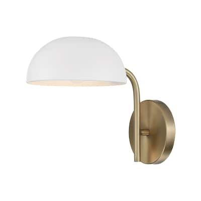 Reece 1-Light Sconce - 7.25"W x 9.5"H x 10.75"E