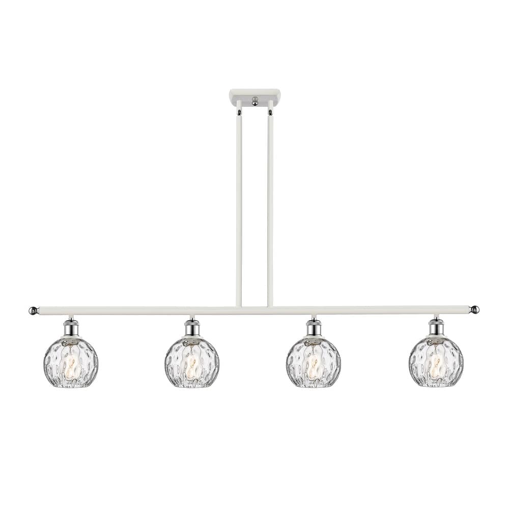 Innovations Lighting Athens Water Glass - 4 Light 46" Stem Hung Island Light