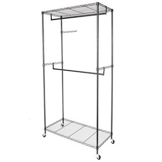 Adjustable Clothes Hanger Rack for Home Storage - 47.2