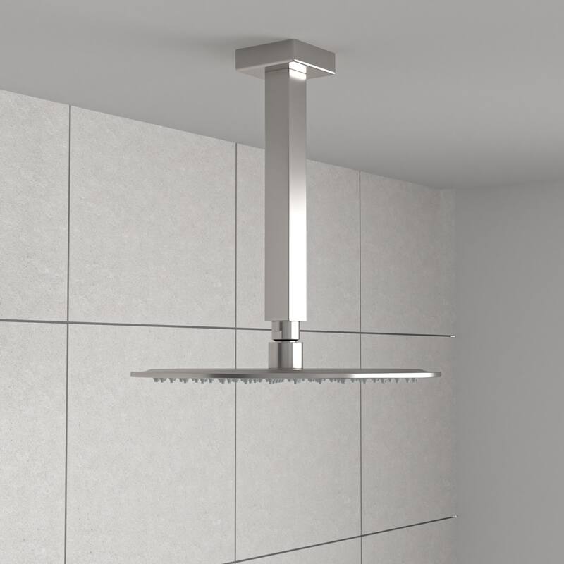 Topcraft 8" Ceiling Mount Shower Arm with Flange