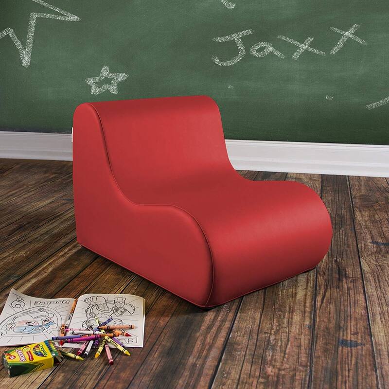 Jaxx Midtown Jr Classroom Soft Foam Chair - Premium Vinyl