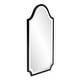 preview thumbnail 3 of 4, Allan Andrews Stainless Steel Framed Hand Beveled Shield Mirror