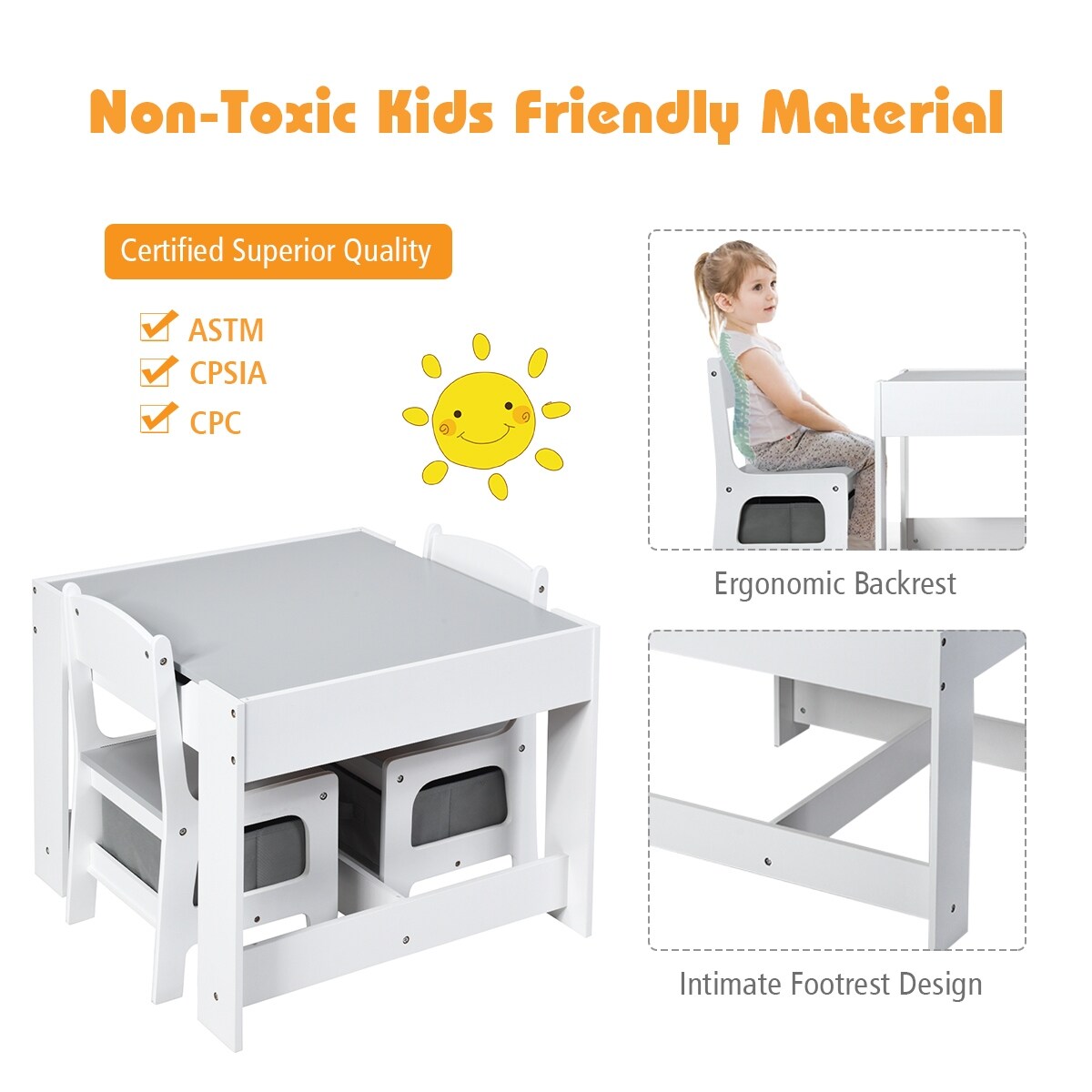 non toxic kids table