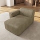 preview thumbnail 22 of 62, Modern No Assembly Required Sectional Chaise Lounge Side Sofa