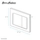 preview thumbnail 8 of 27, Swiss Madison Wall Mount Toilet Actuator Flush Push button Plate