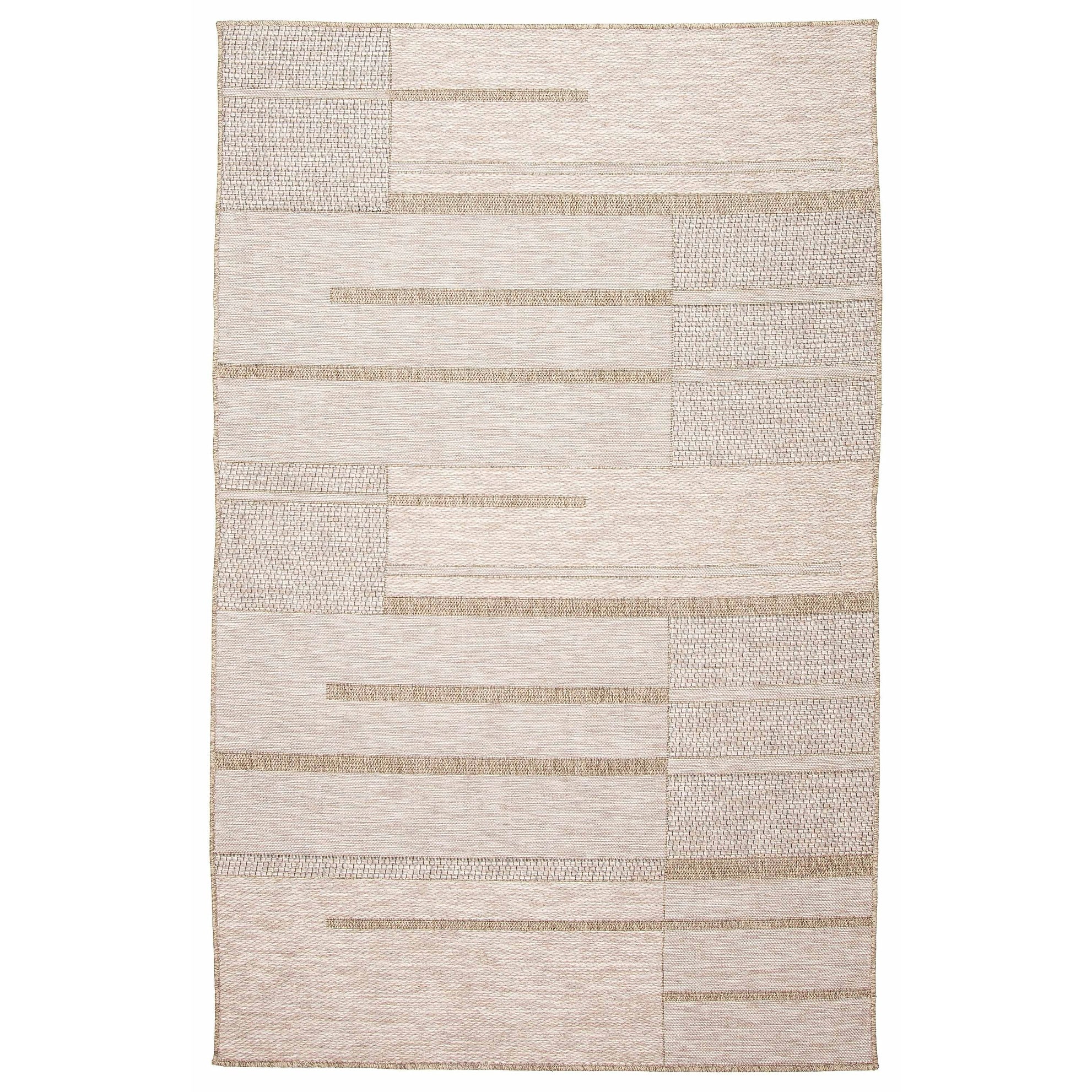 ECARPETGALLERY Machine Woven Atlas Taupe Area Rug