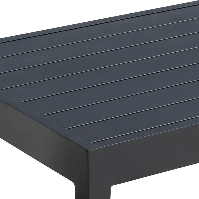 Abbyson Outdoor Birmingham All-Weather Aluminum Coffee Table